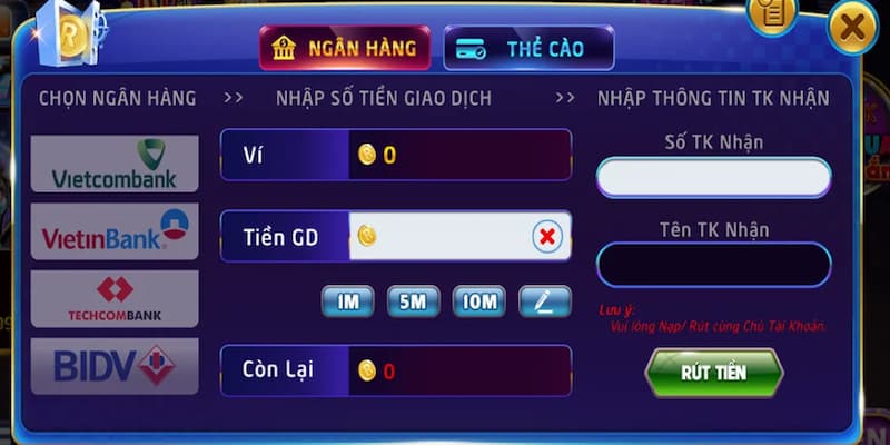 Rút Tiền rikvip